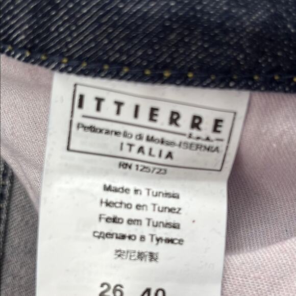 NEW Fiorucci 31, 12 Skinny Blue Jeans Made in Italy (FLAWS) - Picture 10 of 16